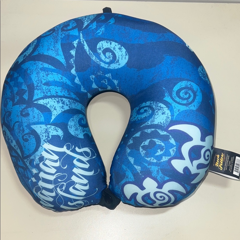 Island Style Microbeads CarryOn Travel Neck Pillow